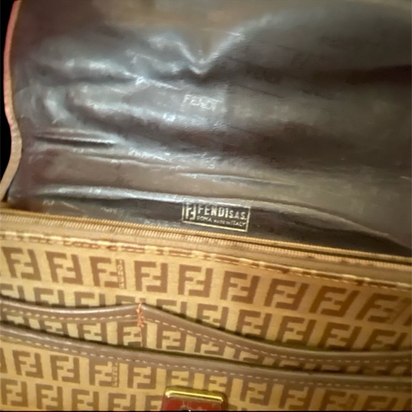 Fendi Brown Clutch Bag - Picture 4 of 7